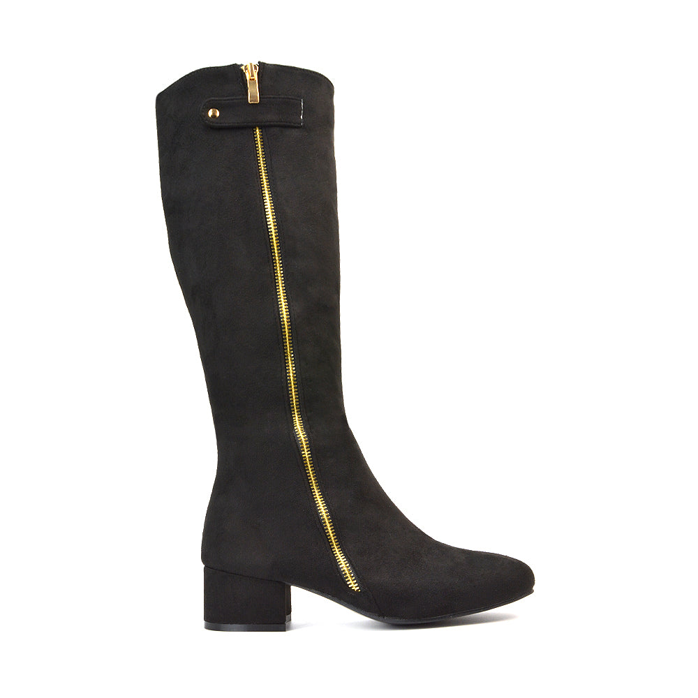 Women's Knee High Boots, Black Knee High Boots UK, Black Knee High Boots For Women, Women's Heeled Boots