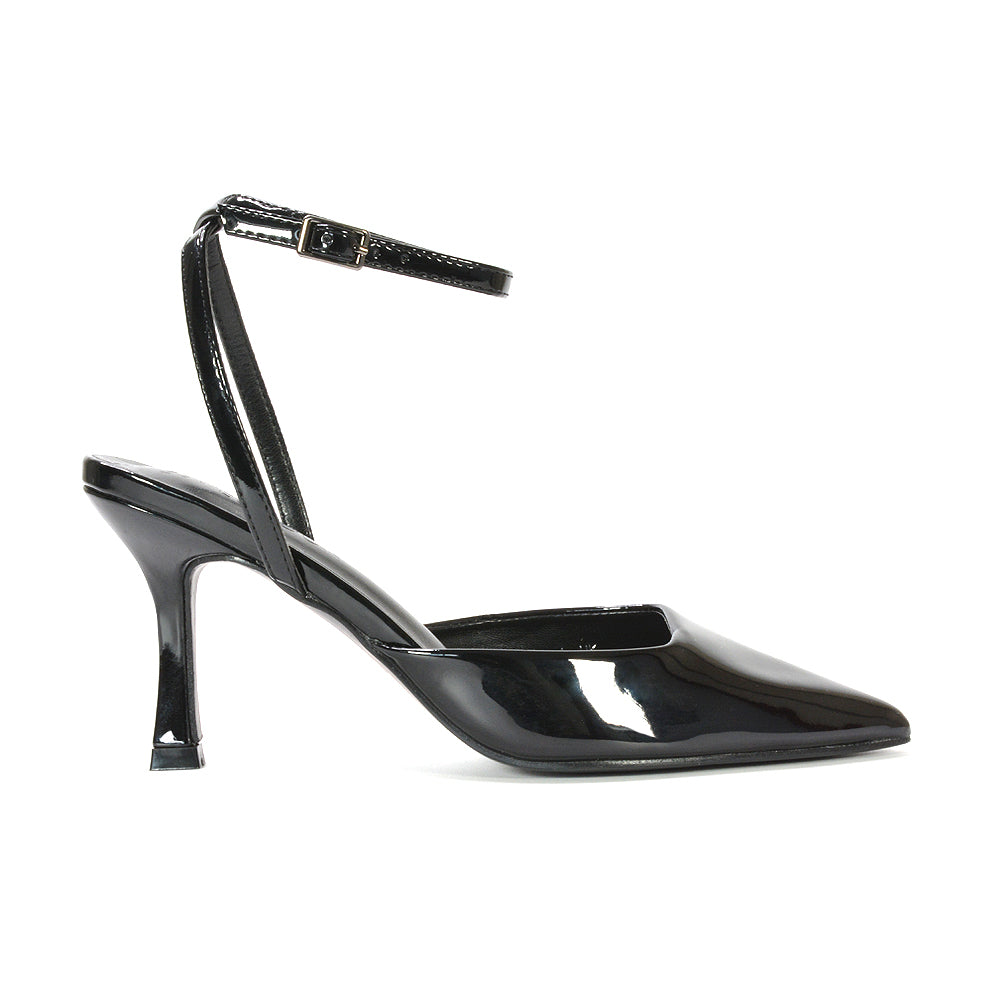 black point toe court shoes, black closed toe stiletto heels, point toe court shoes, closed toe stiletto heels