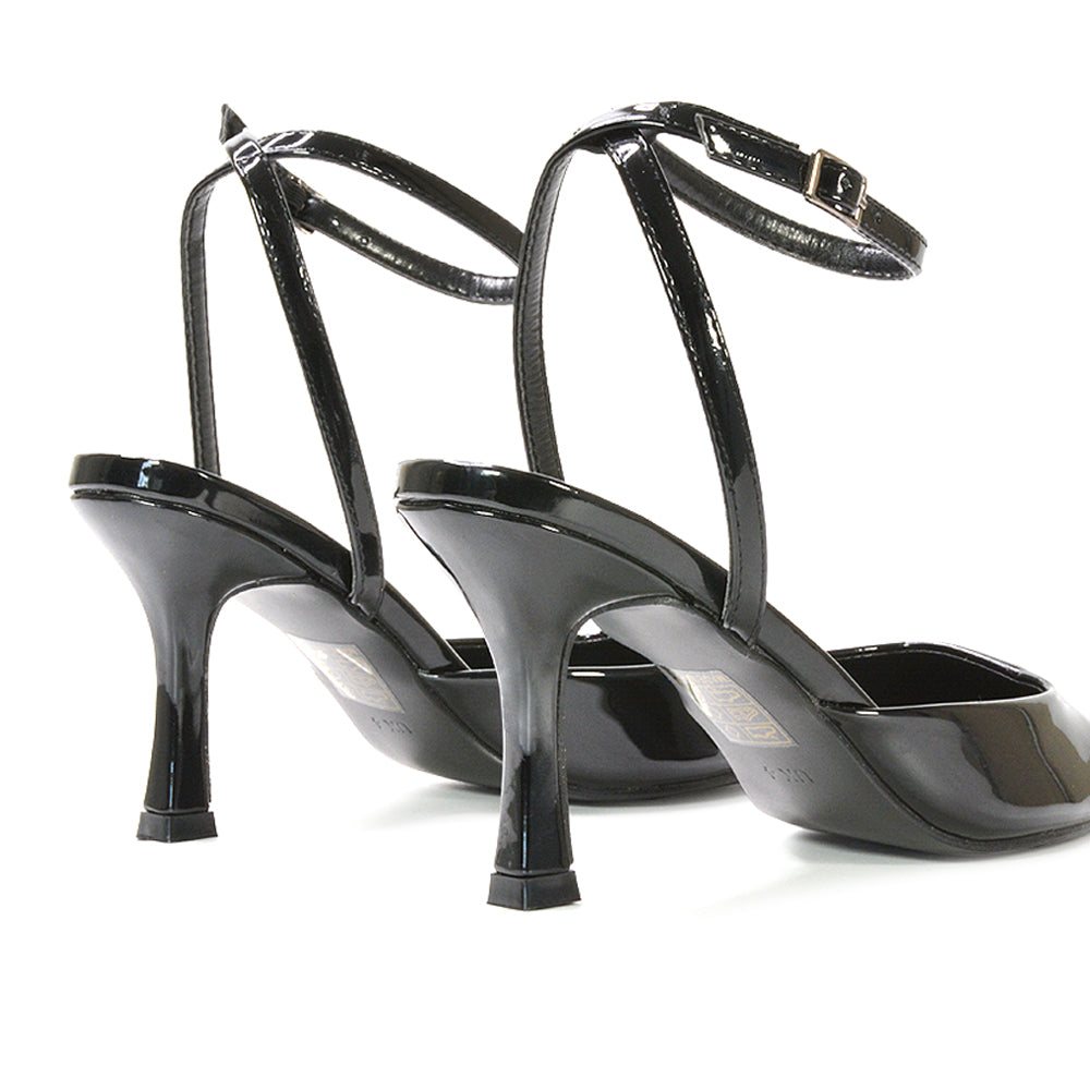 black ankle strap heels, black ankle strap court shoes, ankle strap heels, ankle strap court shoes, court shoes