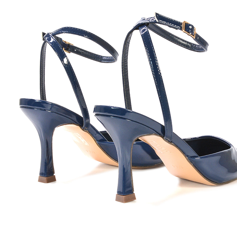navy ankle strap heels, navy ankle strap court shoes, ankle strap heels, ankle strap court shoes, court shoes