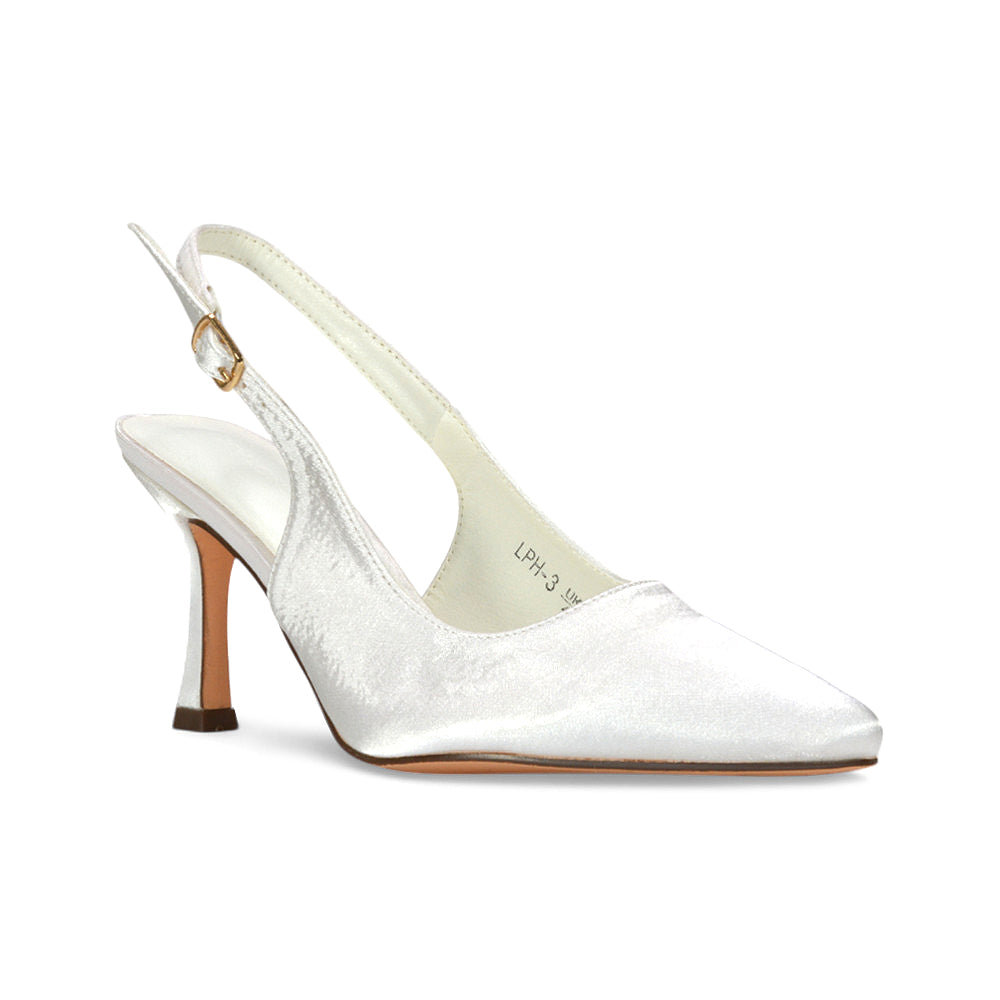 closed toe bridal heels, ivory court shoes for bride, comfortable bridal stiletto heels for ceremony, ivory wedding day shoes, chic bridal stiletto heels