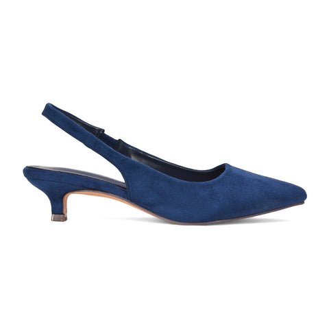 navy court shoes, navy kitten heel court shoes, court shoes, kitten heel court shoes, Elegant slingback heels for formal wear, Low kitten heel shoes for weddings or parties