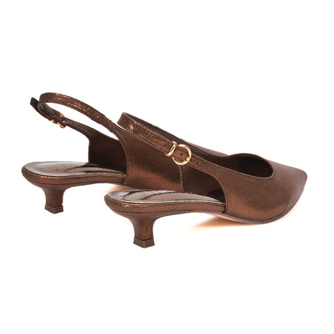 engagement party shoes, caramel slingback court shoes for parties, coffee brown kitten heels