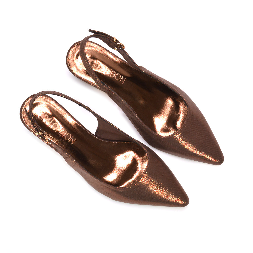 bridal shower shoes, women’s brown metallic heels for dinner dates, warm brown dress shoes