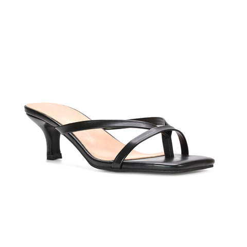 black mid heels, black holiday heels, mid heels, holiday heels, black low heel sandals, black sandals with low heels, black heels for prom, small heels