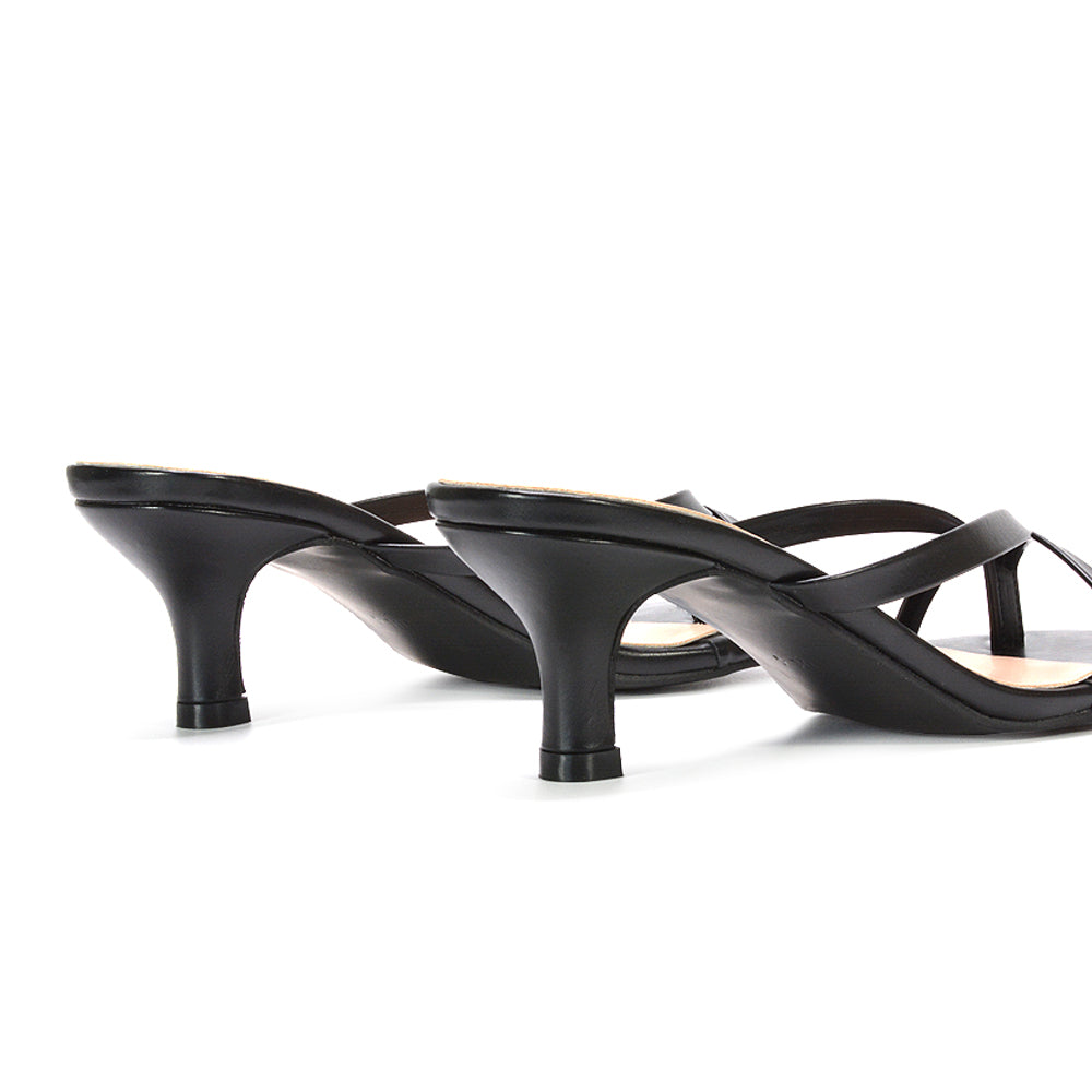 black heeled sandals, black slip on heels, heeled sandals, slip on heels