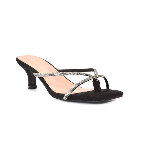black heeled sandals, black flip flop heels, heeled sandals, flip flop heels