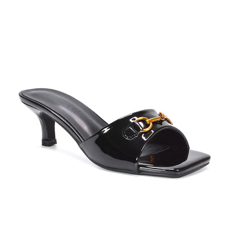 square toe mule heels women, square toe sandals women, stylish square toe mule heels for everyday wear, summer mule sandals for women, black slip on heels, black stiletto heeled sandals