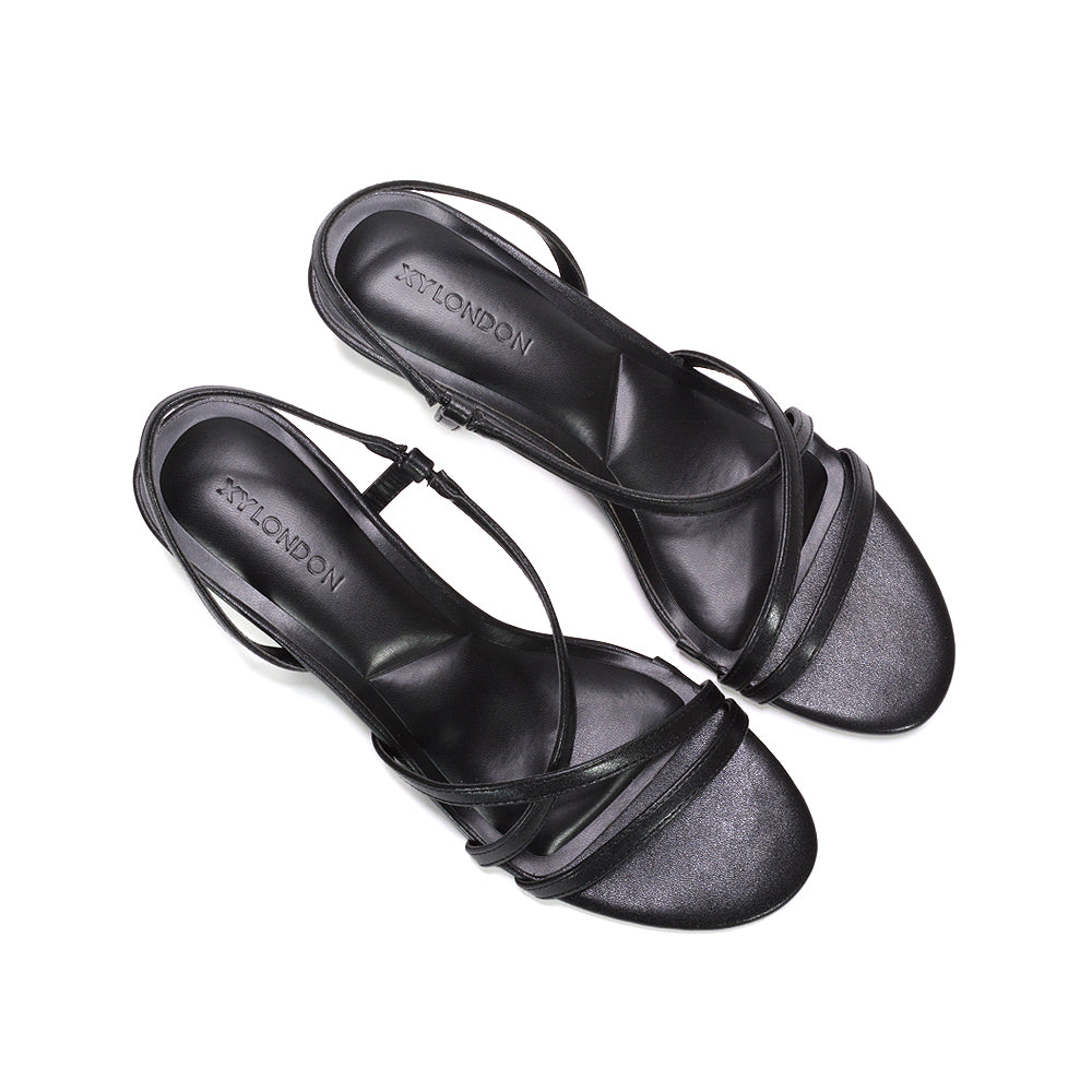 heels, kitten heel sandals, slingback kitten heel sandals, low heel sandals, wedding guest heels, party heels, prom shoes, prom heels, black low heel sandals