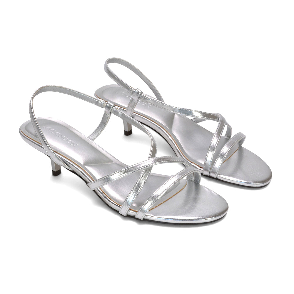 silver slingback heels for wedding guests