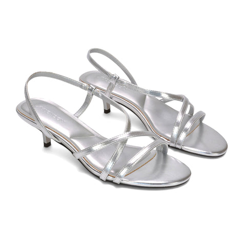 silver slingback heels for wedding guests