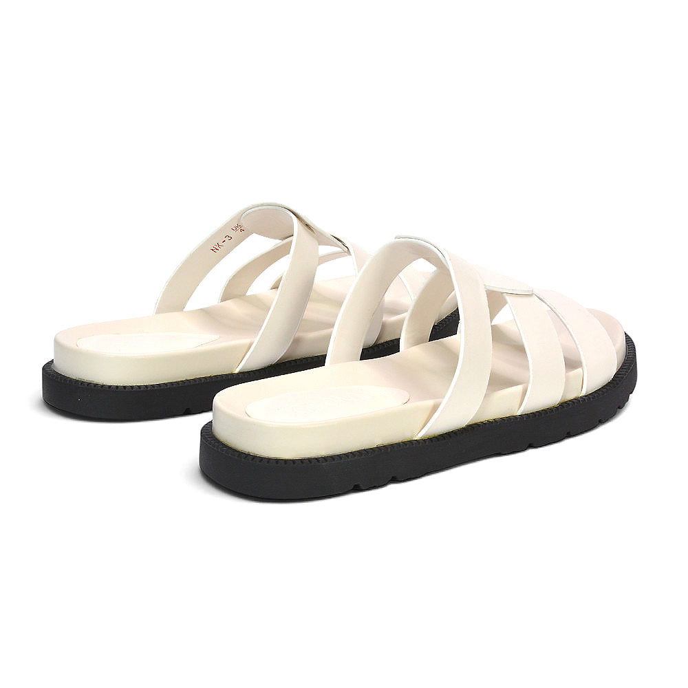 white sandals for wedding guest outfits, white summer sandals slides, lightweight white sandals for travel and everyday comfort