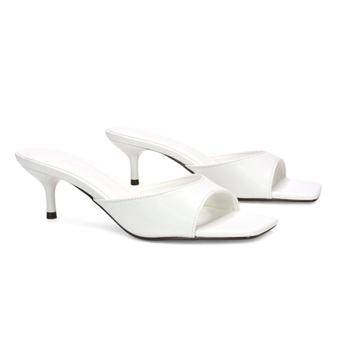 square toe mule sandals, square toe kitten heel mule sandals for women, square toe sandals, square toe heels for weddings, square toe mule sandals, buy square toe mule sandals online, white heels, white heeled sandals