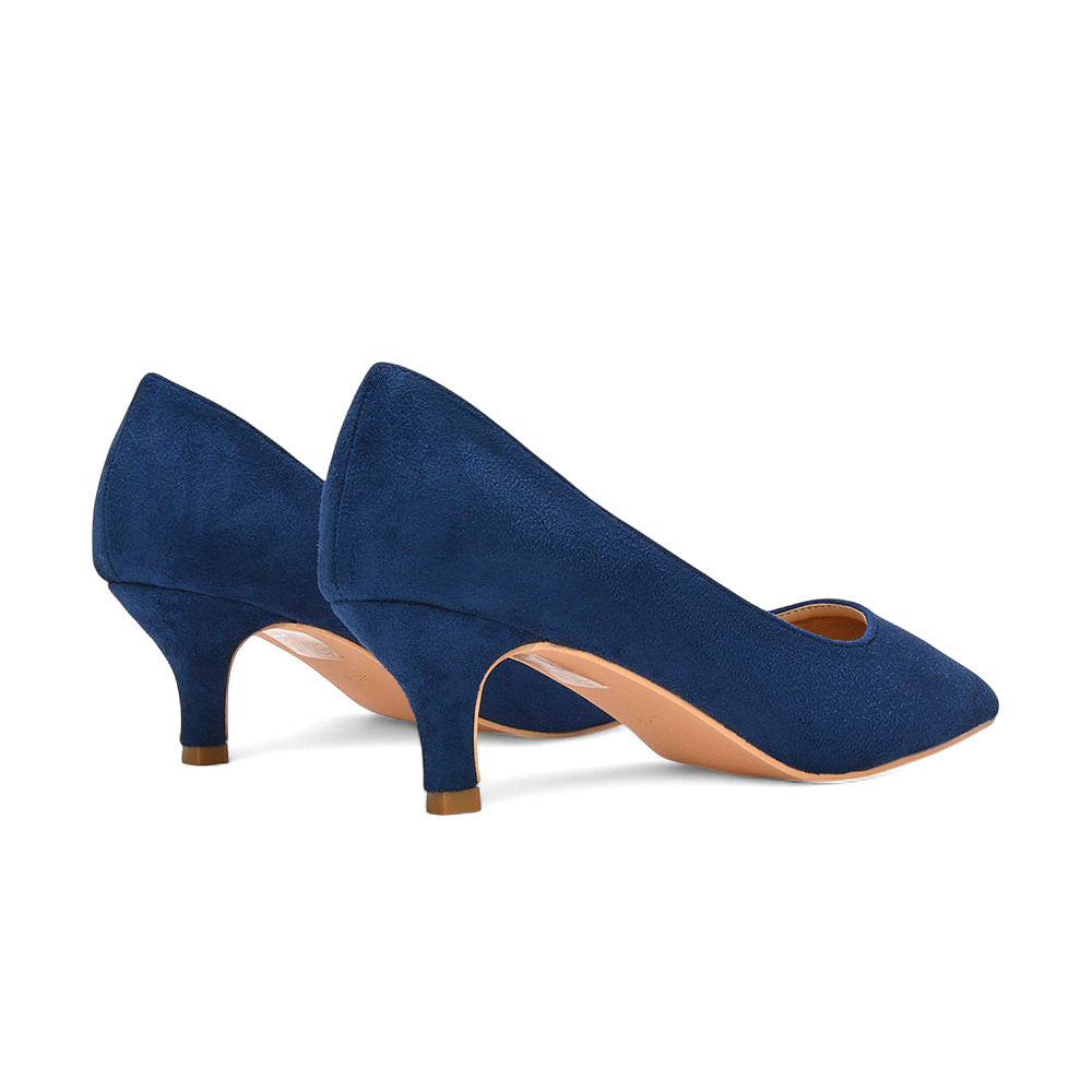 navy court heels