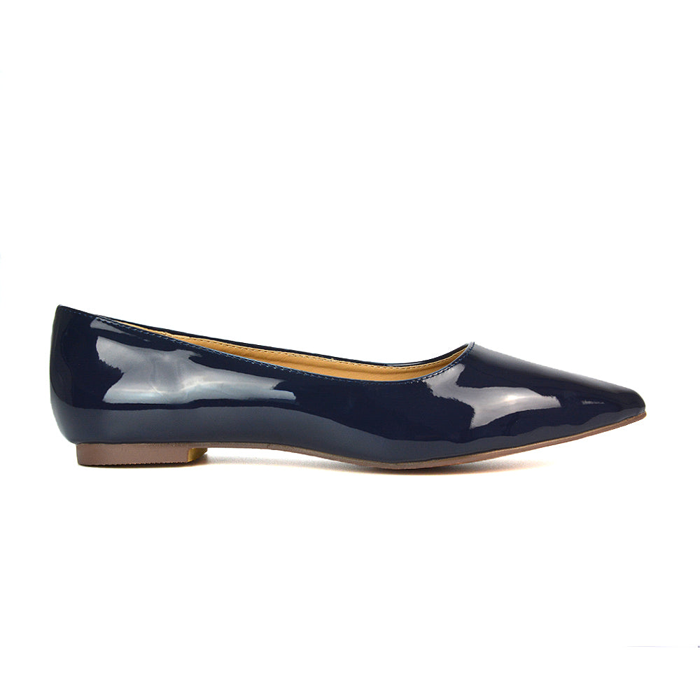navy ballet flats, navy ballet pumps, ballet flats, ballet pumps