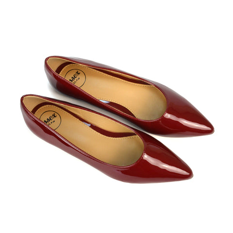 red ballet flats, red ballet pumps, ballet flats, ballet pumps