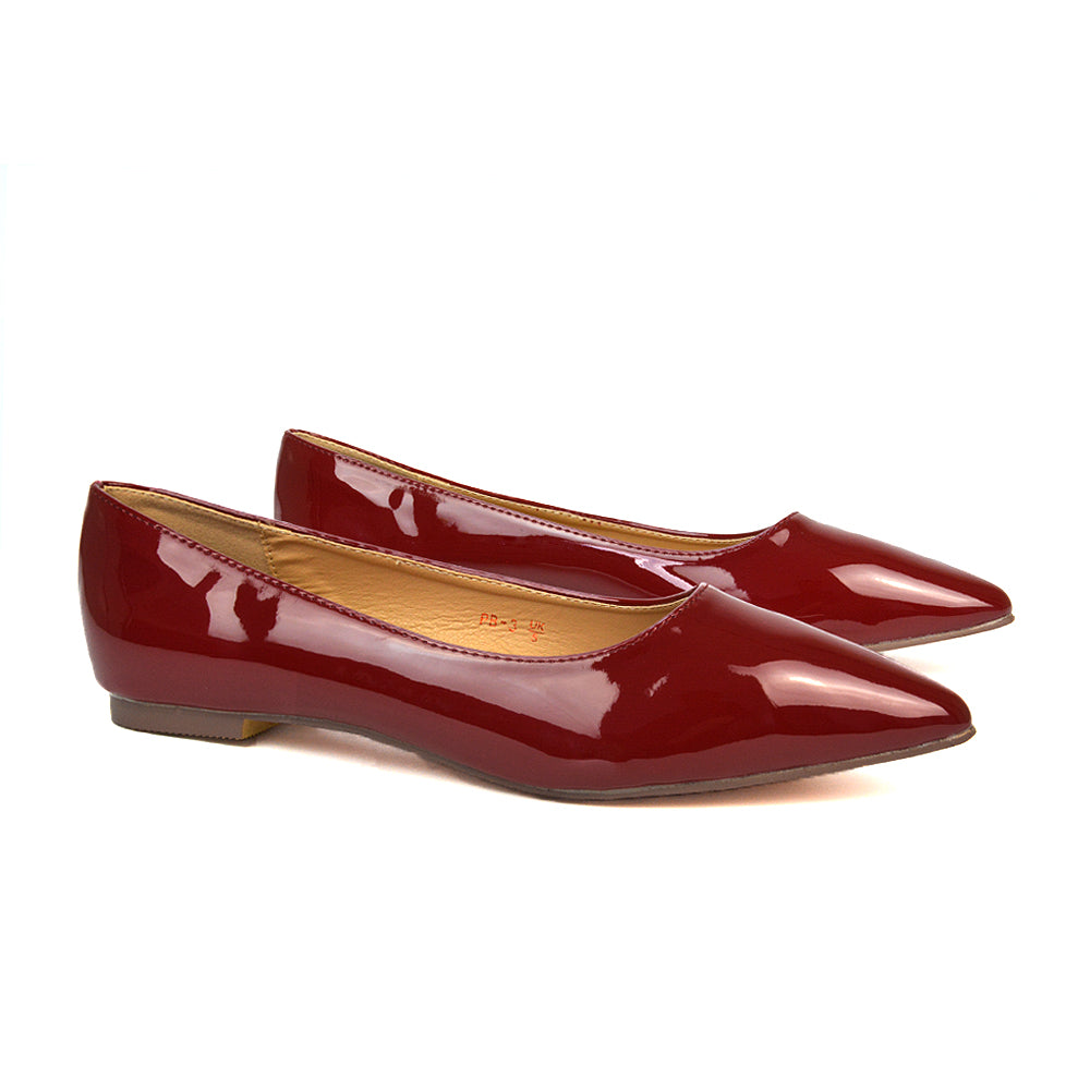 red slip on shoes, red slip on ballet flats, slip on shoes, slip on ballet flats