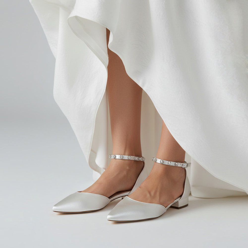 ivory wedding shoes low heel, ivory low heels