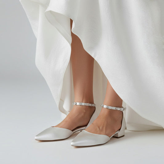 ivory wedding shoes low heel, ivory low heels