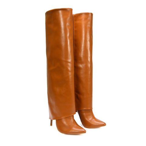 tan stiletto high heel boots, tan festival boots, stiletto high heel boots, festival boots