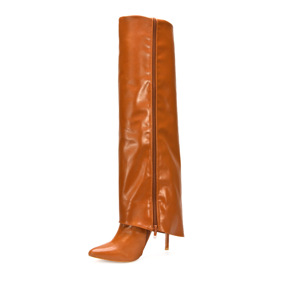 tan heeled boots knee high, tan boots heels, heeled boots knee high, boots heels