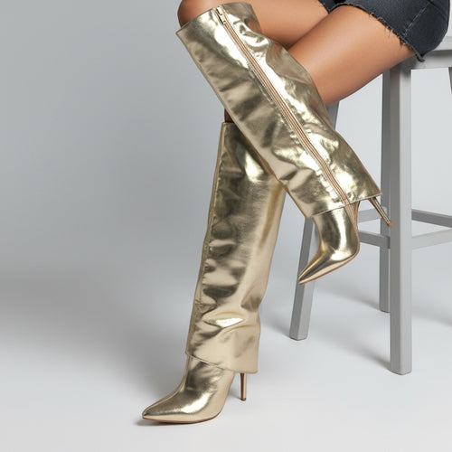 folded boots
