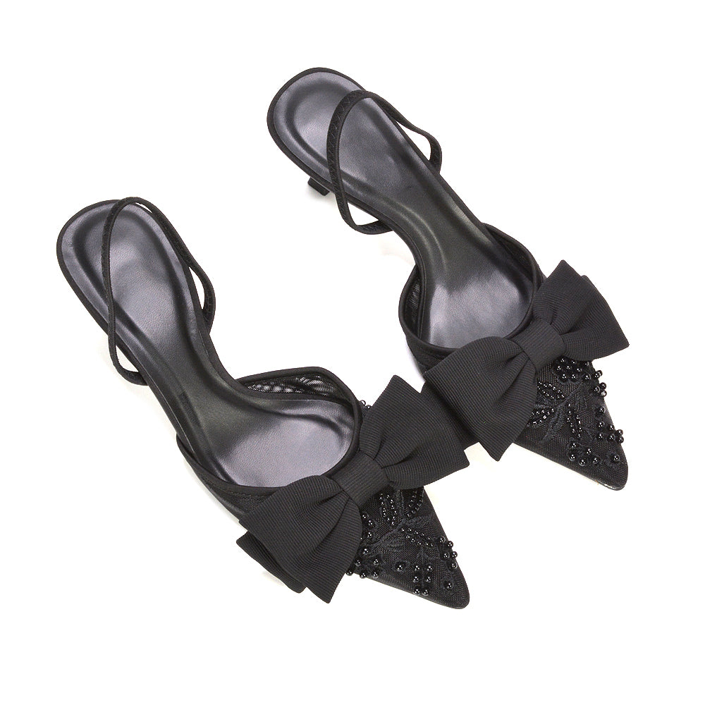 black evening heels with elegant design, black classic heels with modern twist, Cocktail party shoes, sparkly heels, prom heels, prom shoes