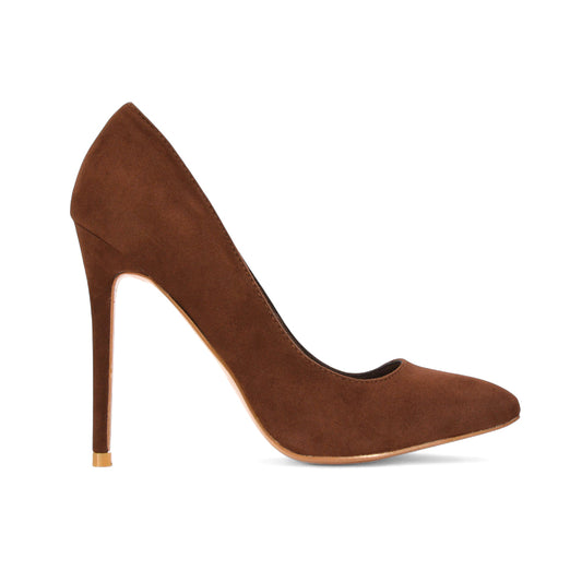 brown court shoes, brown court heels, court shoes, court heels, pointed toe stiletto shoes for prom or wedding, High stiletto heel court shoes for women