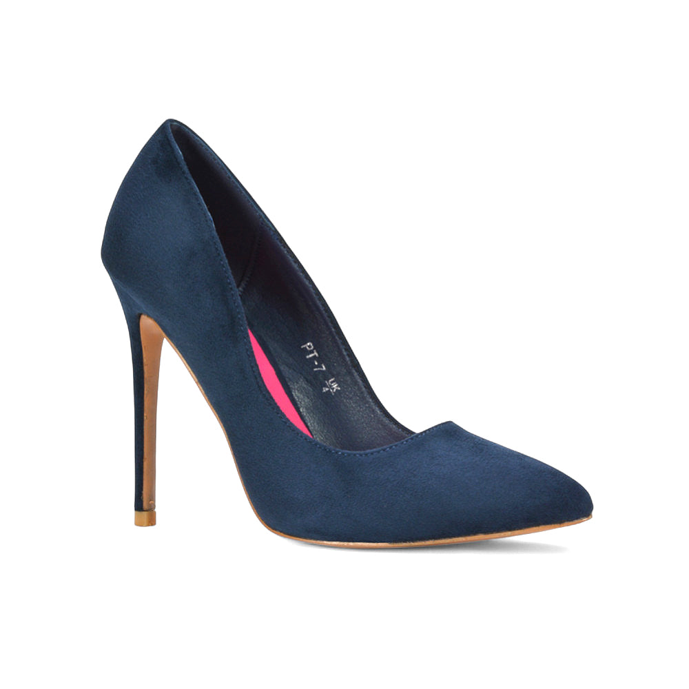 navy stiletto high heels, navy stiletto heels, stiletto high heels, stiletto heels, Fashion stilettos for weddings and events, Fashion court shoes for women with high heels