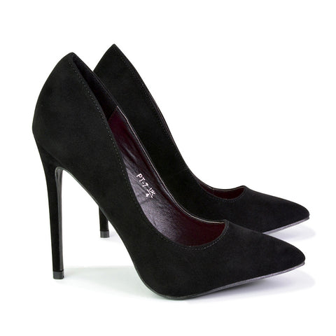 black stiletto high heels, black stiletto heels, stiletto high heels, stiletto heels, Fashion stilettos for weddings and events, Fashion court shoes for women with high heels