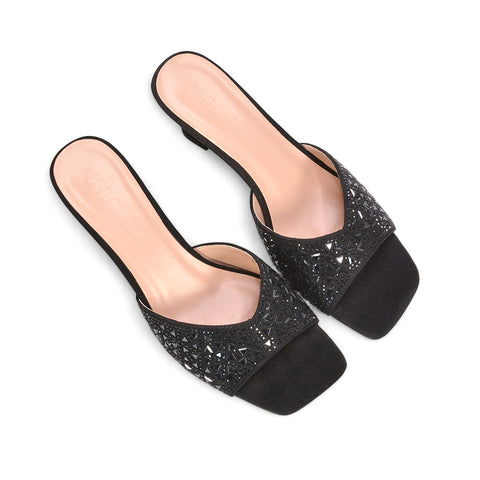 dressy wedge heels, slip-on wedge sandals, slip-on wedge heel sandals for summer parties, black sparkly heels