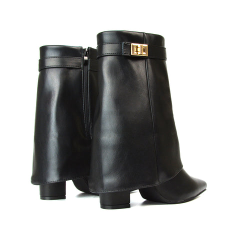 Black Synthetic Leather | XY London