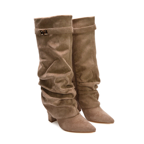 taupe pointed toe boots, taupe going out boots, pointed toe boots, going out boots, autumn boots, winter boots