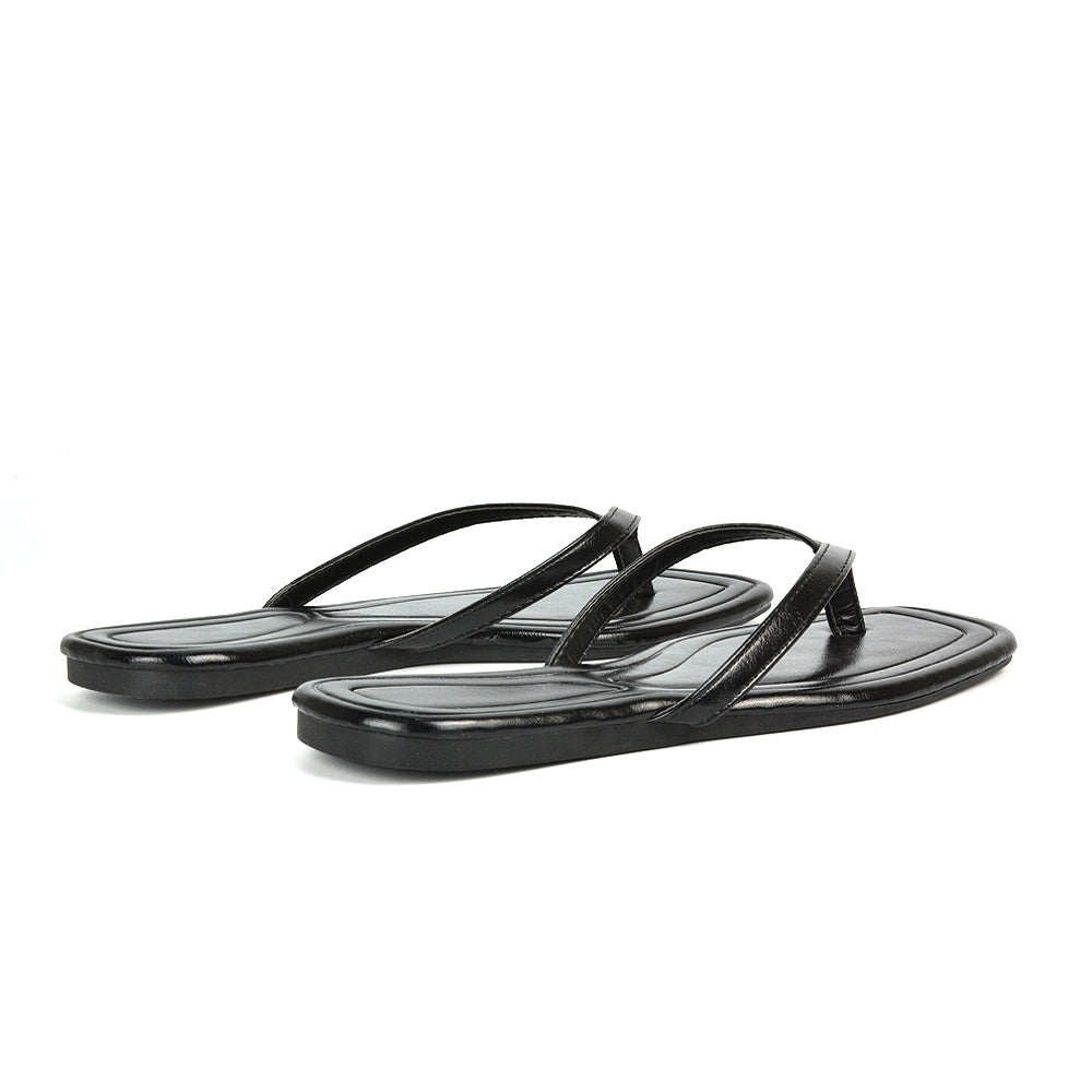 Black Sandals, Black Flat Sandals, Sandals, Flat Sandals