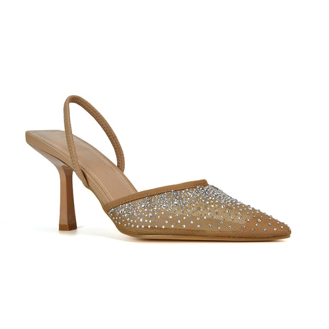 Beige Stiletto High Heels, Beige Stiletto Heel Court Shoes, Stiletto High Heels, Stiletto Heel Court Shoes