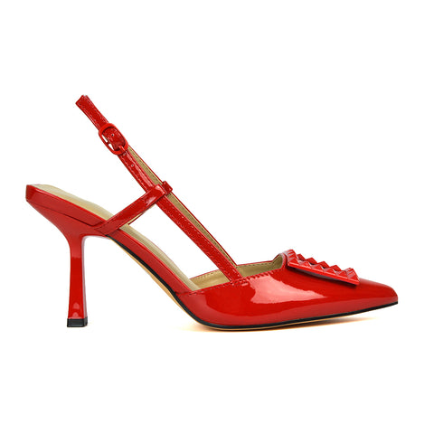 Red Court Shoes, Red Court Heels, Court Shoes, Court Heels