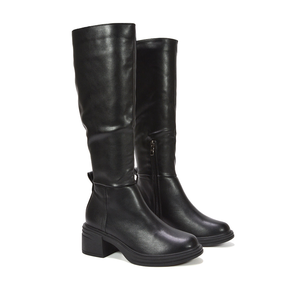 block heel boots