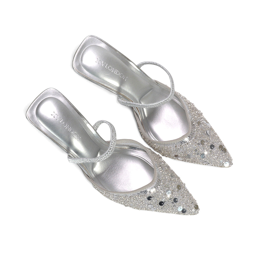 silver engagement party shoes, sparkling silver pumps for prom and celebrations, silver bridal shoes, silver party heels