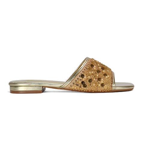 gold sequin sandals, gold sequin embroidered strappy sandals for women, gold wedding guest sandals, gold diamante sandals