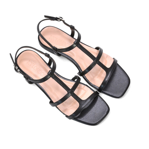 black gladiator sandals, black caged sandals flat, gladiator sandals, caged sandals flat