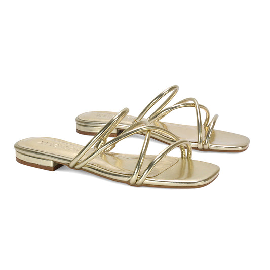 gold flat sandals, gold summer flat sandals, flat sandals, summer flat sandals