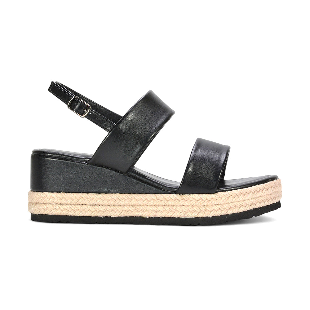 black wedge heels, black wedge heel sandals, wedge heels, wedge heel sandals