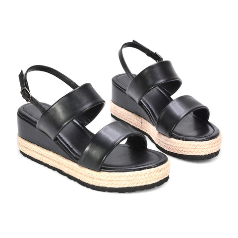 black heeled sandals, black summer wedges, heeled sandals, summer wedges, platform sandals for women 