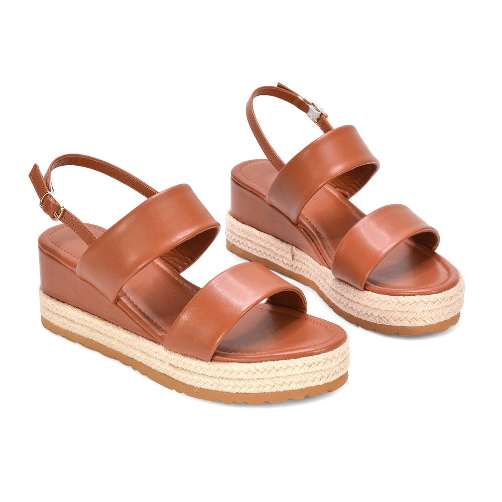 tan heeled sandals, tan summer wedges, heeled sandals, summer wedges, summer strappy wedge shoes