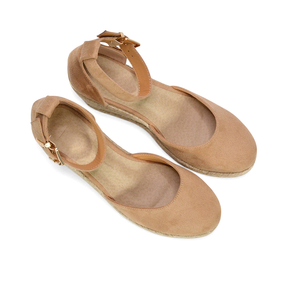 espadrille wedge sandals, espadrille wedges with ankle strap, boho espadrille sandals, affordable espadrille sandals, ankle strap wedge espadrilles, beige wedge heels