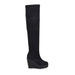 Black Faux Suede