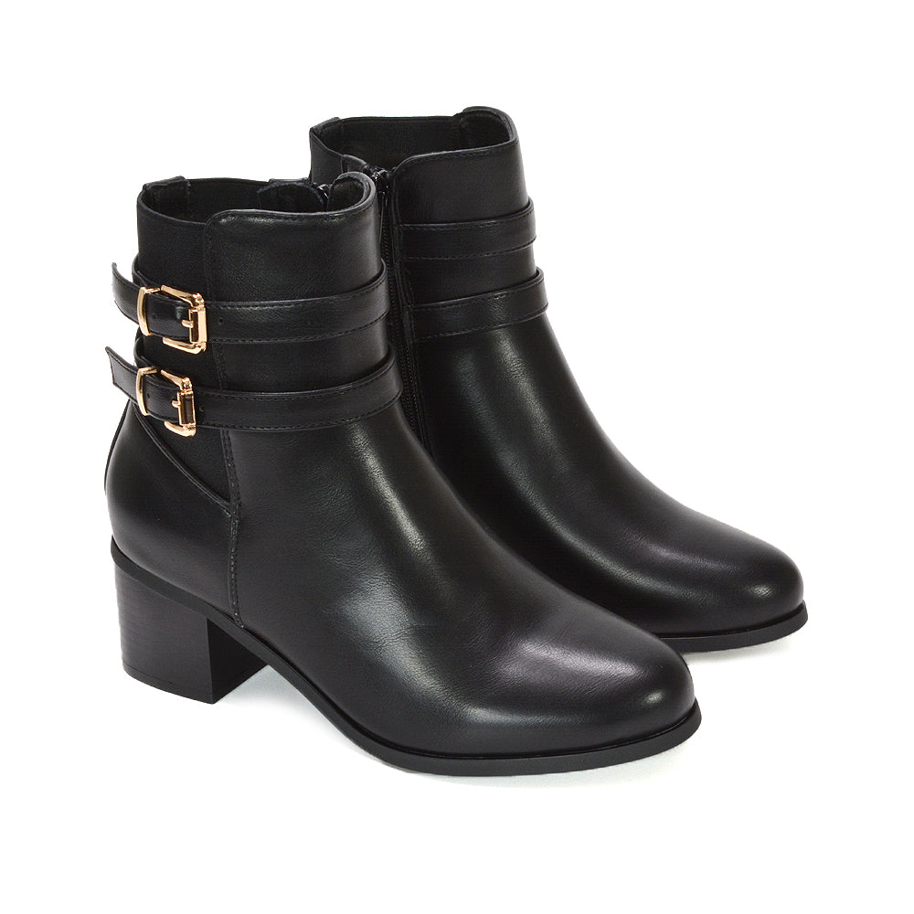 Comfortable ankle boots with heel, Fall ankle boots for women, Classic black ankle boots