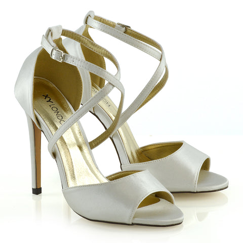 IVORY | XY London | ivory shoes , ivory heels ,bridal high heels ,stiletto heels , wedding shoes
