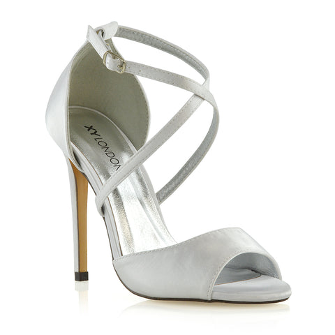 WHITE | XY London | white shoes , white heels ,white bridal heels ,bridal heels uk