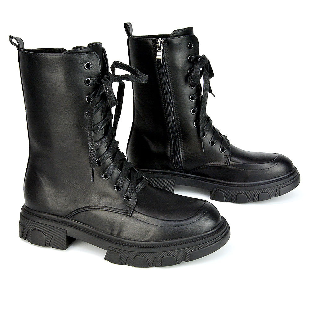 Black Synthetic Leather UK 3 | EU 36 | US 5 | XY London